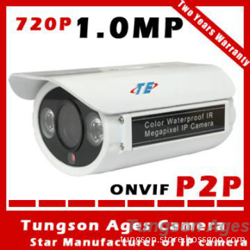 ONVIF2.0 H.264 P2P 1 Megapixel IP Camera with IR CUT And 1 LED for 20